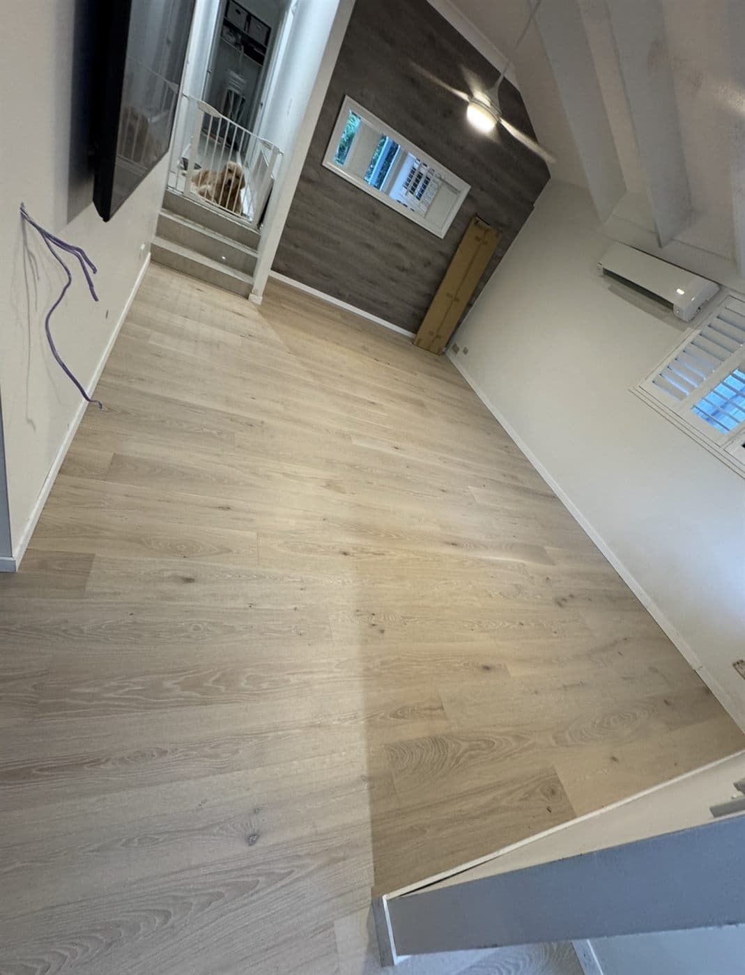 Engineered timber flooring installed during a Gold Coast renovation